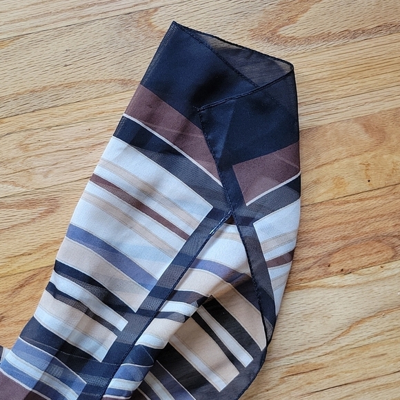 Black & Brown Neutral Scarf OS - Picture 2 of 4